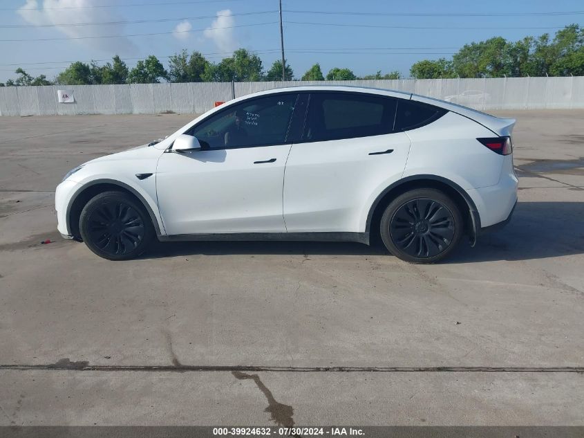 2021 Tesla Model Y Long Range Dual Motor All-Wheel Drive VIN: 5YJYGDEE1MF072021 Lot: 39924632
