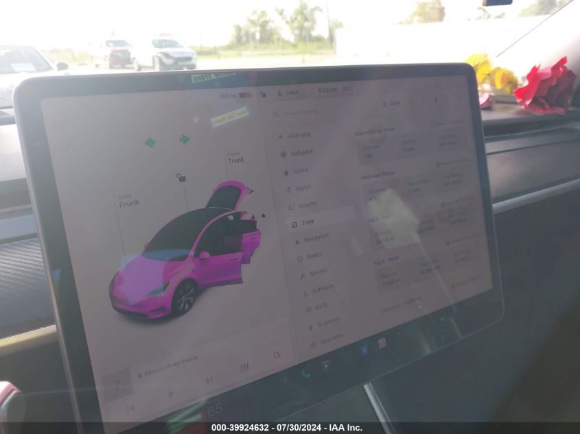 2021 Tesla Model Y Long Range Dual Motor All-Wheel Drive VIN: 5YJYGDEE1MF072021 Lot: 39924632