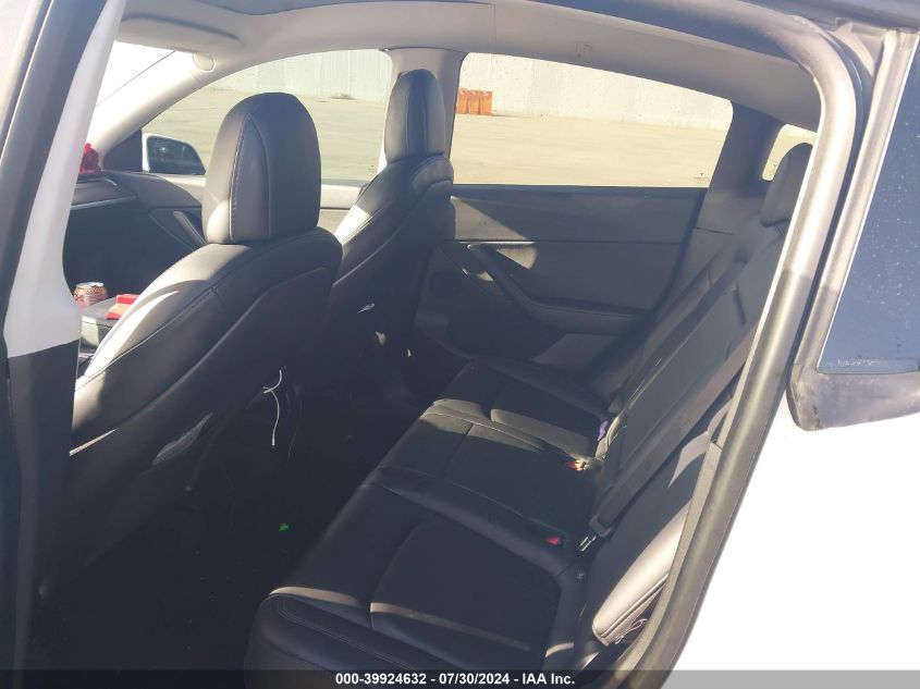 2021 Tesla Model Y Long Range Dual Motor All-Wheel Drive VIN: 5YJYGDEE1MF072021 Lot: 39924632