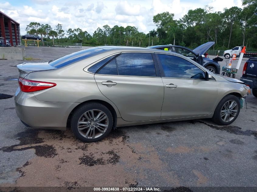 2016 Toyota Camry Se VIN: 4T1BF1FK2GU166914 Lot: 39924638