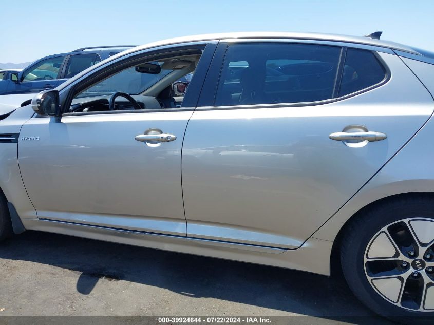 2013 Kia Optima Hybrid Ex VIN: KNAGM4AD5D5057912 Lot: 39924644