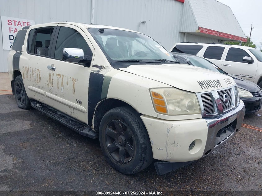 2005 Nissan Armada Le VIN: 5N1AA08A65N717961 Lot: 39924646