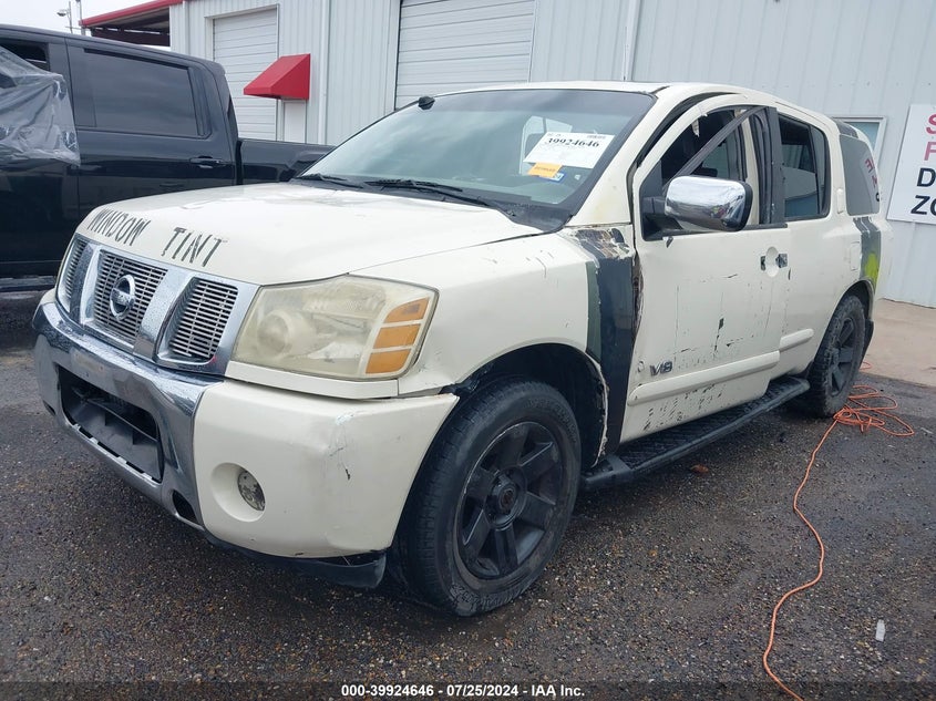 2005 Nissan Armada Le VIN: 5N1AA08A65N717961 Lot: 39924646