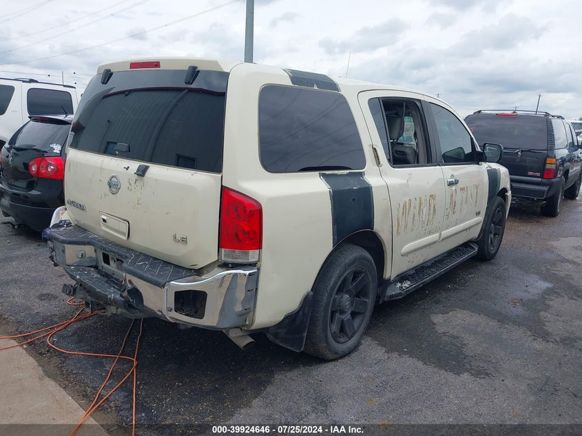 2005 Nissan Armada Le VIN: 5N1AA08A65N717961 Lot: 39924646