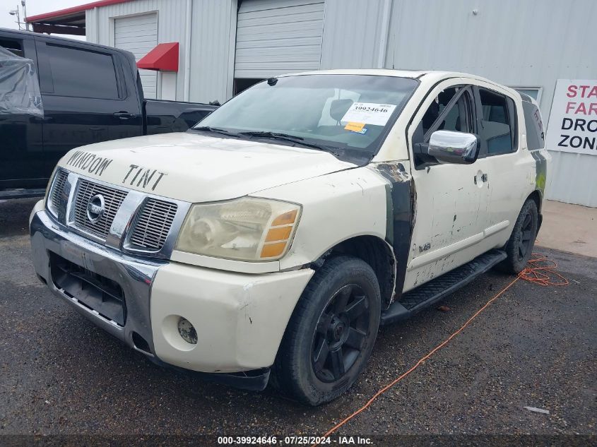 2005 Nissan Armada Le VIN: 5N1AA08A65N717961 Lot: 39924646