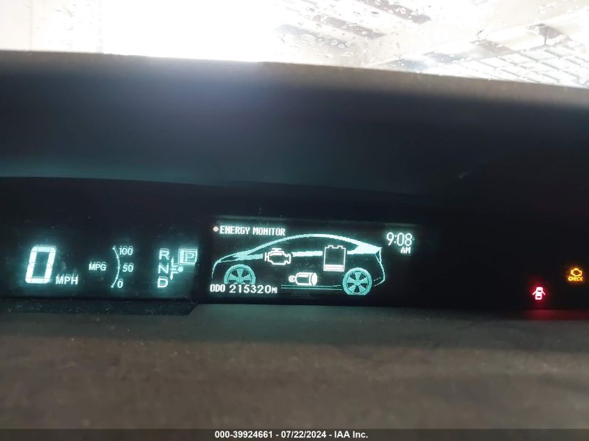 2011 Toyota Prius Two VIN: JTDKN3DUXB0260059 Lot: 39924661