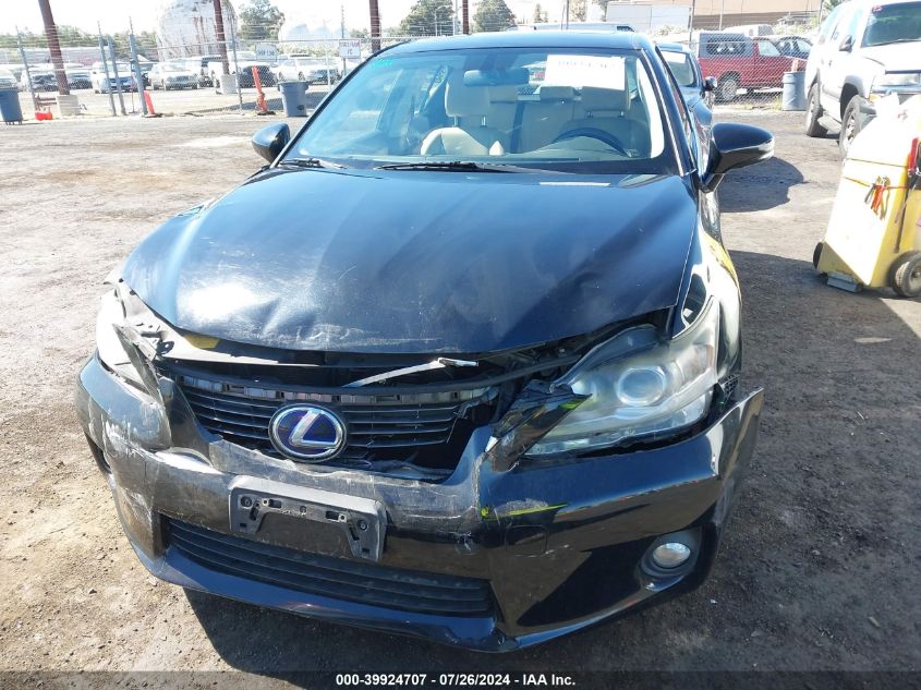 2012 Lexus Ct 200H Premium VIN: JTHKD5BH8C2105289 Lot: 39924707