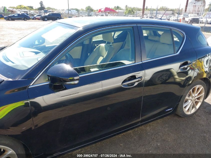 2012 Lexus Ct 200H Premium VIN: JTHKD5BH8C2105289 Lot: 39924707