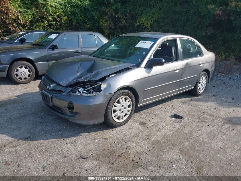 2HGES16575H530964 | 2005 HONDA CIVIC