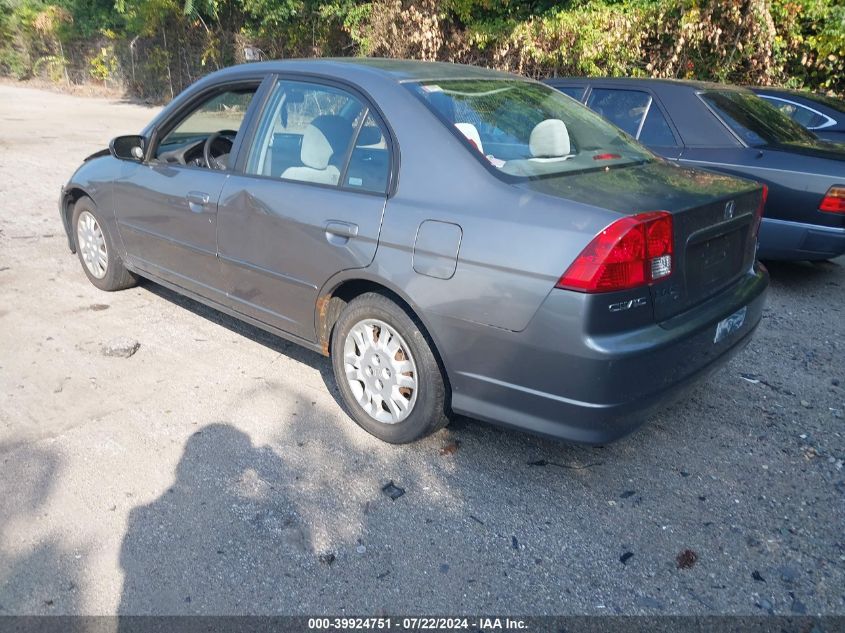 2HGES16575H530964 | 2005 HONDA CIVIC