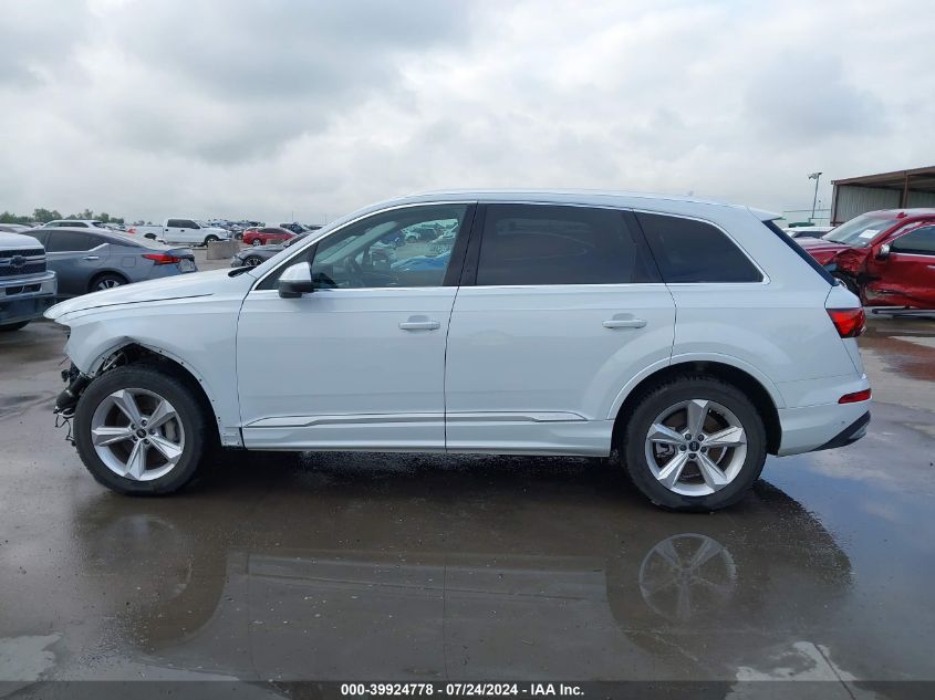 2022 Audi Q7 Premium 45 Tfsi Quattro Tiptronic VIN: WA1AJBF73ND015121 Lot: 39924778