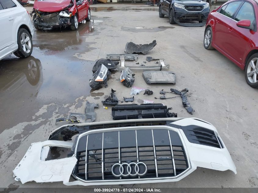 2022 Audi Q7 Premium 45 Tfsi Quattro Tiptronic VIN: WA1AJBF73ND015121 Lot: 39924778