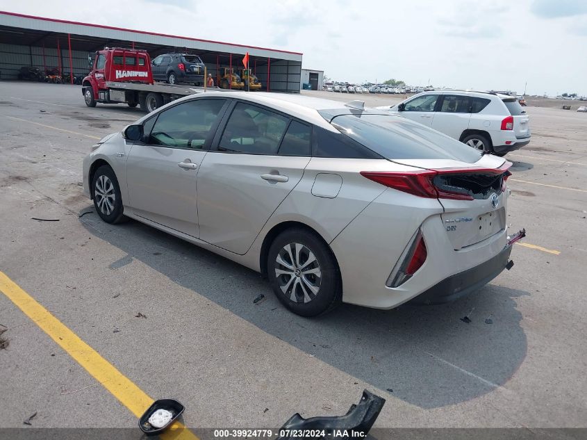 VIN JTDKAMFP0M3179338 2021 Toyota Prius, Prime LE no.3