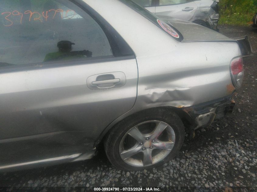 2006 Subaru Impreza 2.5I VIN: JF1GD67696H501274 Lot: 39924790