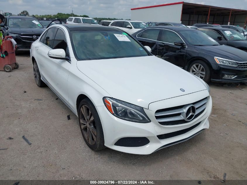 55SWF4KB5FU030800 2015 MERCEDES-BENZ C CLASS - Image 1