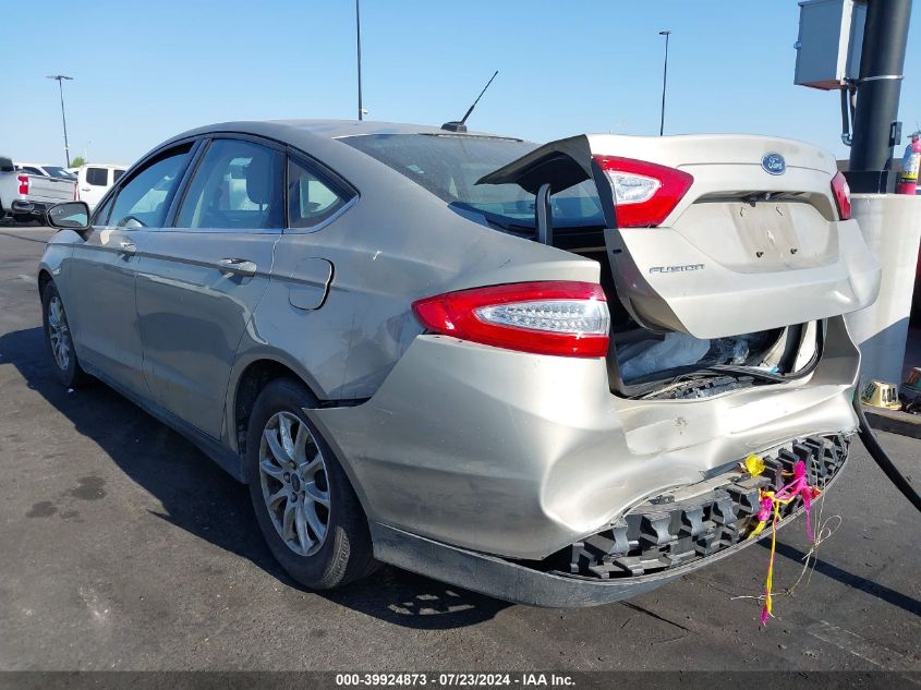 2015 FORD FUSION S - 3FA6P0G74FR258061