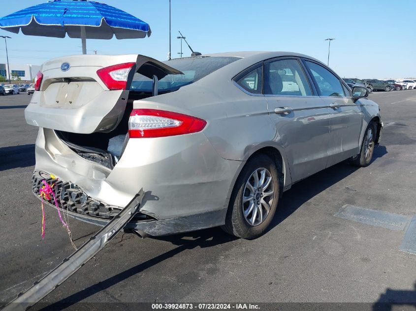 2015 FORD FUSION S - 3FA6P0G74FR258061