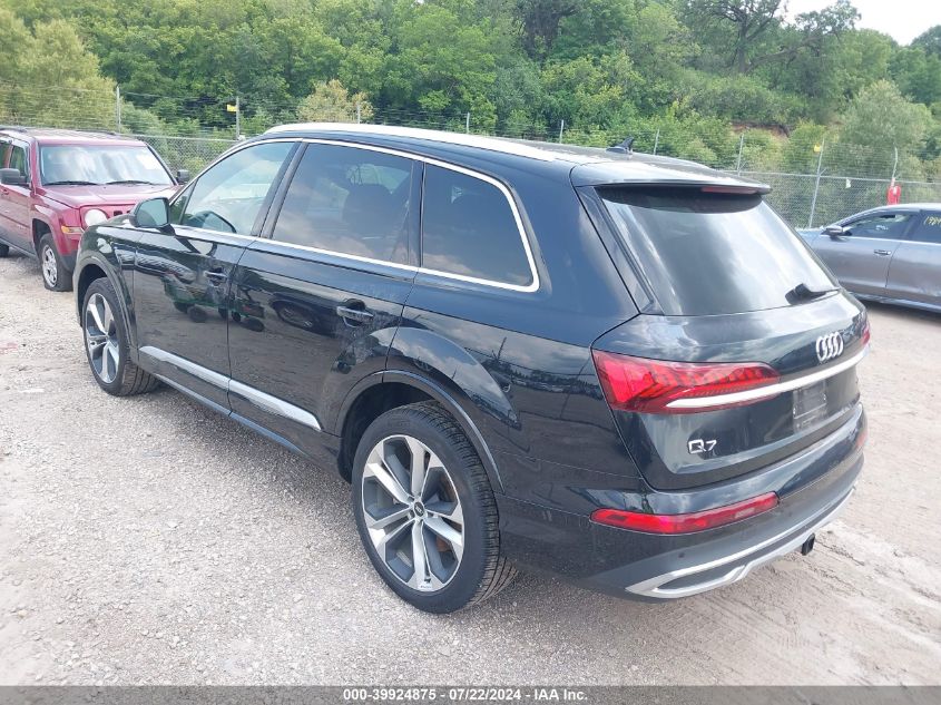 2021 Audi Q7 Premium Plus 55 Tfsi Quattro Tiptronic VIN: WA1LXAF79MD032702 Lot: 39924875