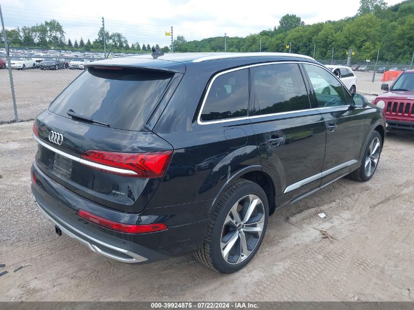 2021 Audi Q7 Premium Plus 55 Tfsi Quattro Tiptronic VIN: WA1LXAF79MD032702 Lot: 39924875