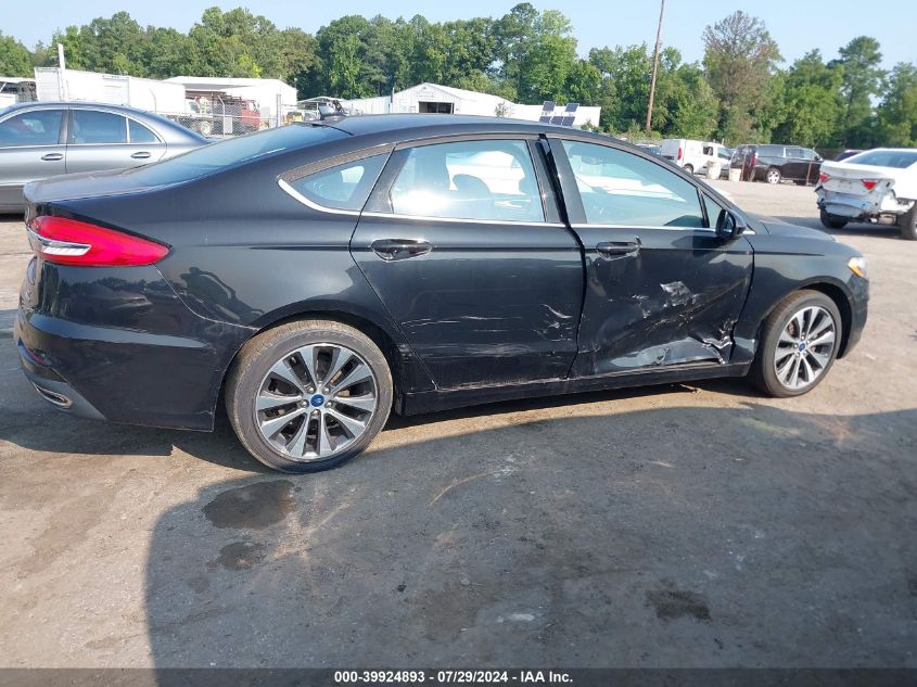 2019 Ford Fusion Se VIN: 3FA6P0T99KR274807 Lot: 39924893