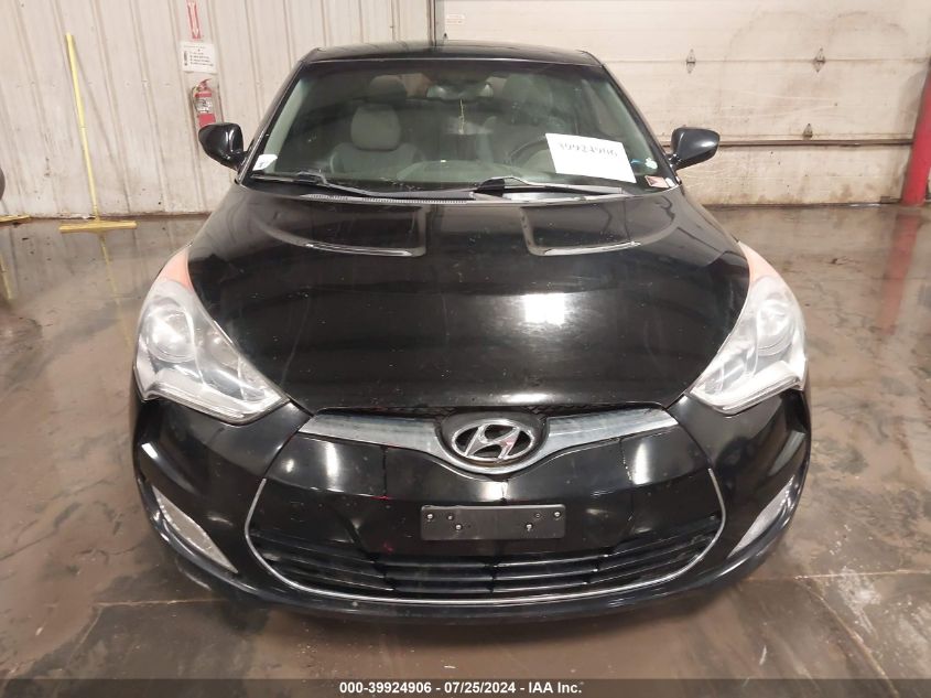 2012 Hyundai Veloster Base W/Gray VIN: KMHTC6AD4CU068979 Lot: 39924906