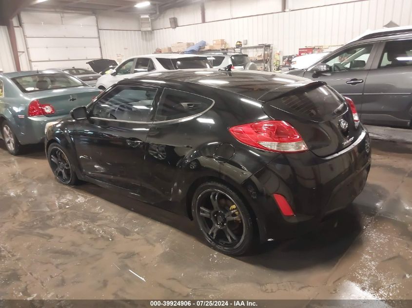 2012 Hyundai Veloster Base W/Gray VIN: KMHTC6AD4CU068979 Lot: 39924906