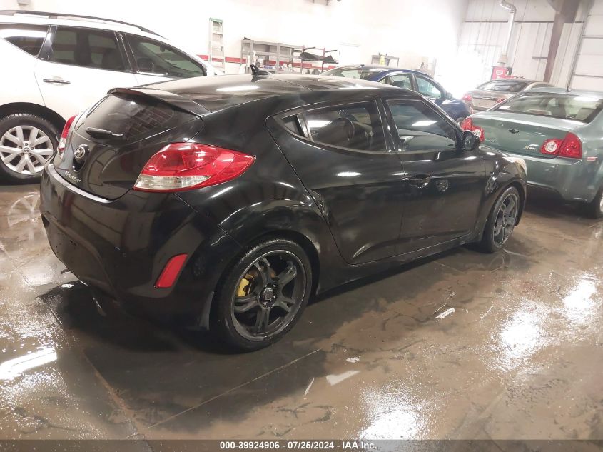 2012 Hyundai Veloster Base W/Gray VIN: KMHTC6AD4CU068979 Lot: 39924906