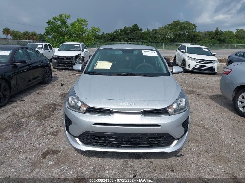 2022 Kia Rio S VIN: 3KPA24AD2NE500893 Lot: 39924909