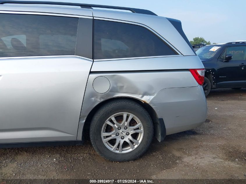 2011 Honda Odyssey Ex-L VIN: 5FNRL5H66BB004353 Lot: 39924917