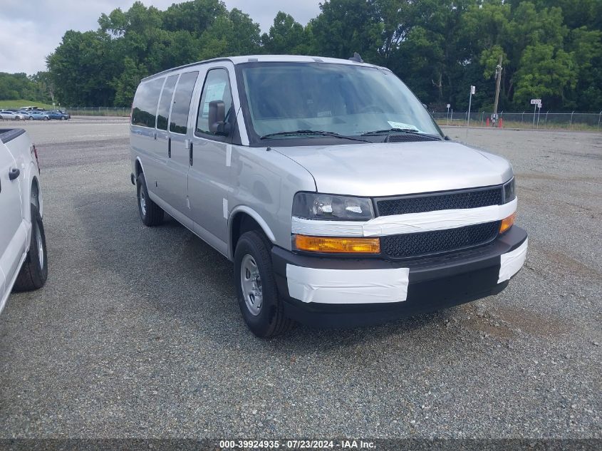 2024 Chevrolet Express Passenger Rwd 3500 Extended Wheelbase Ls VIN: 1GAZGNFP6R1217847 Lot: 39924935