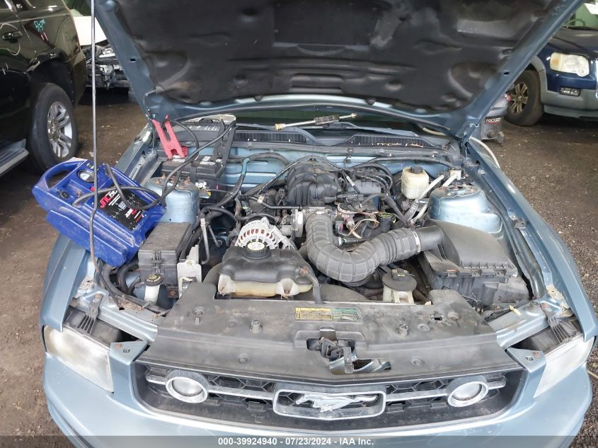 2007 Ford Mustang V6 Deluxe/V6 Premium VIN: 1ZVFT80NX75363072 Lot: 39924940