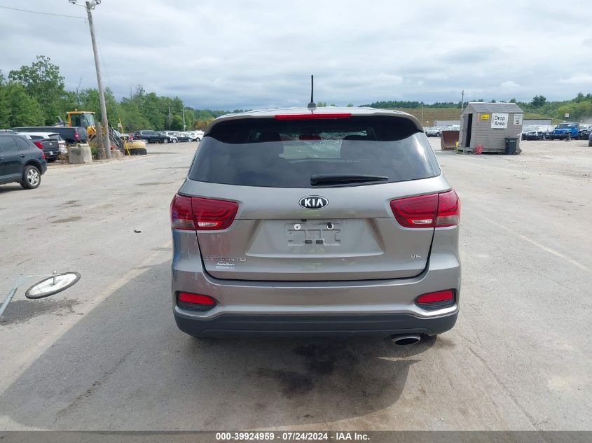 2019 Kia Sorento 3.3L Lx VIN: 5XYPGDA52KG457482 Lot: 39924959