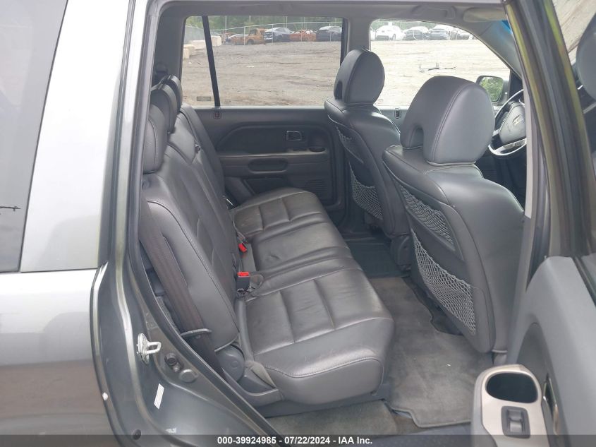 2007 Honda Pilot Ex-L VIN: 2HKYF18557H503592 Lot: 39924985