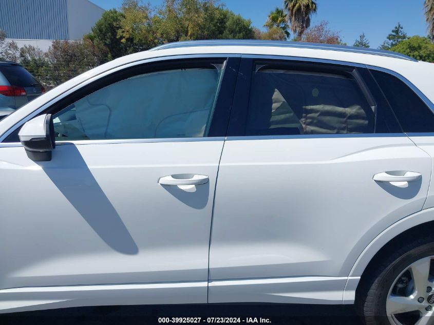 2021 Audi Q3 Premium 40 VIN: WA1AUCF3XM1100659 Lot: 39925027