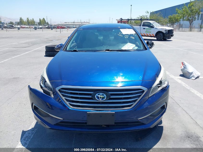 2016 Hyundai Sonata Se VIN: 5NPE24AF2GH348888 Lot: 39925054