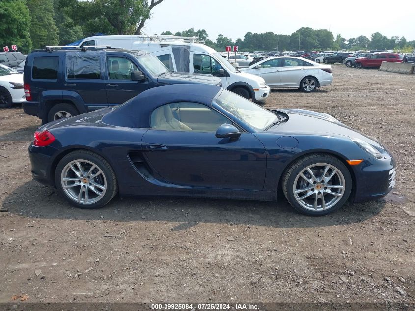 2013 Porsche Boxster VIN: WP0CA2A80DK112415 Lot: 39925084