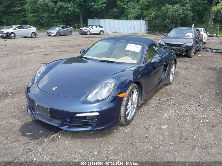 2013 Porsche Boxster VIN: WP0CA2A80DK112415 Lot: 39925084