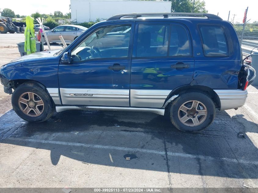2002 Chevrolet Tracker Hard Top Lt VIN: 2CNBE634126949980 Lot: 39925113