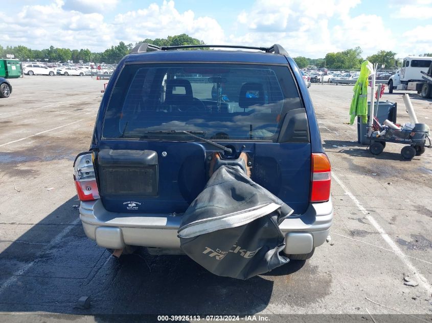 2002 Chevrolet Tracker Hard Top Lt VIN: 2CNBE634126949980 Lot: 39925113