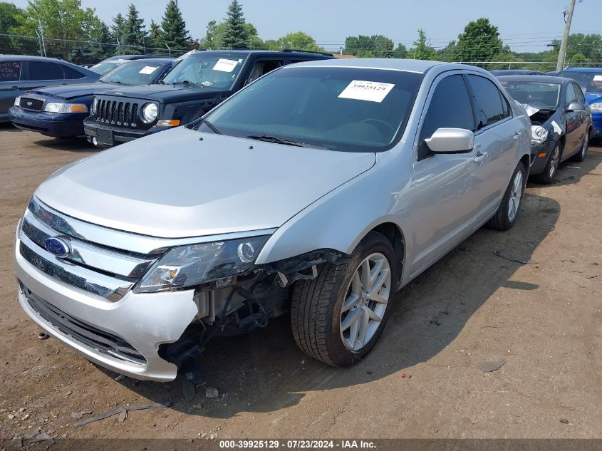 2012 Ford Fusion Sel VIN: 3FAHP0JG7CR350374 Lot: 39925129