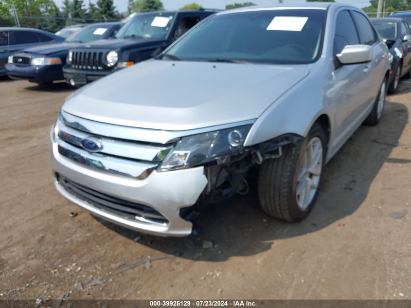 2012 Ford Fusion Sel VIN: 3FAHP0JG7CR350374 Lot: 39925129