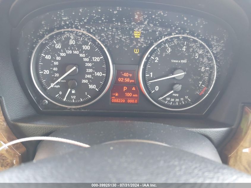 2008 BMW 328I VIN: WBAVA37578NL55202 Lot: 39925130