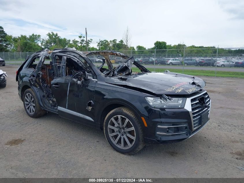 Vin: wa1vaaf78hd040337, lot: 40412104, audi q7 3.0t premium 20171