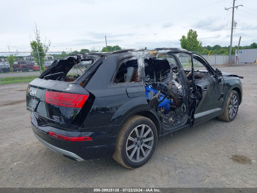 Vin: wa1vaaf78hd040337, lot: 40412104, audi q7 3.0t premium 20174