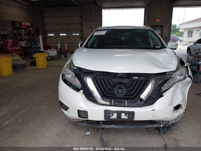 2015 Nissan Murano Platinum VIN: 5N1AZ2MH2FN251860 Lot: 39925148