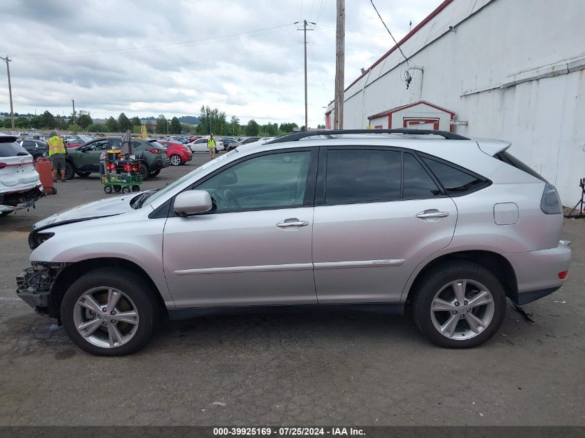 2008 Lexus Rx 400H VIN: JTJHW31U682056431 Lot: 39925169