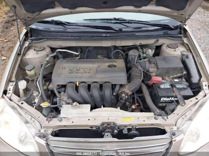 2004 Toyota Corolla Ce VIN: 2T1BR32E44C271289 Lot: 39925173