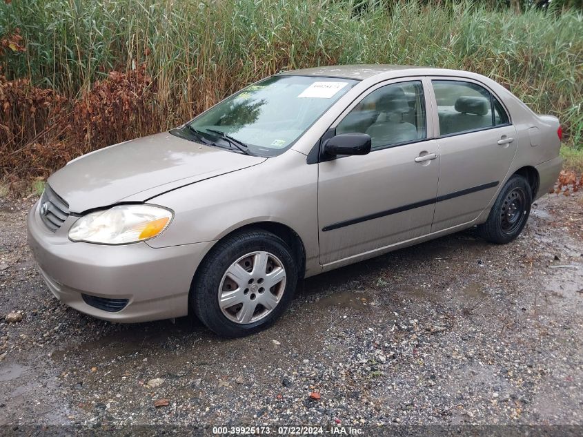 2T1BR32E44C271289 | 2004 TOYOTA COROLLA