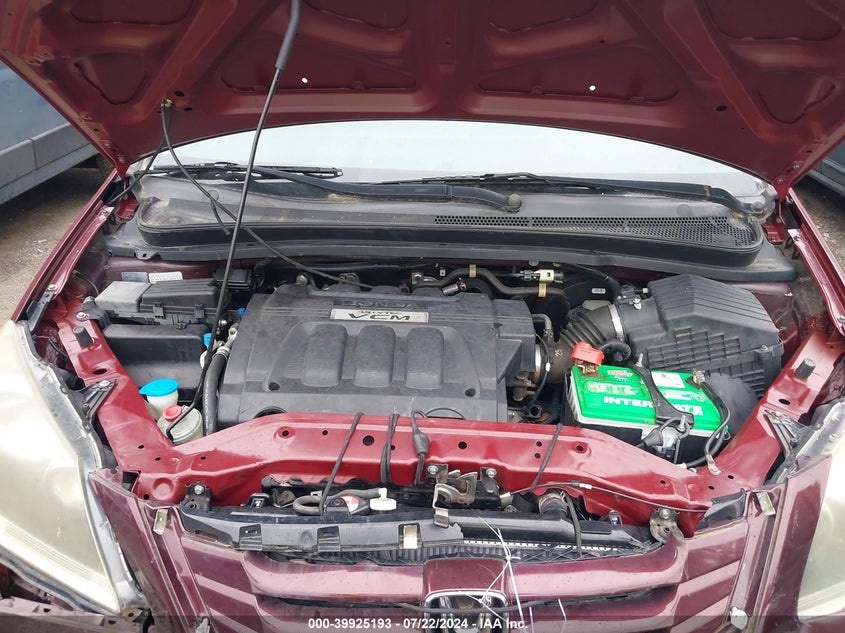 2008 Honda Odyssey Ex-L VIN: 5FNRL38758B070995 Lot: 39925193