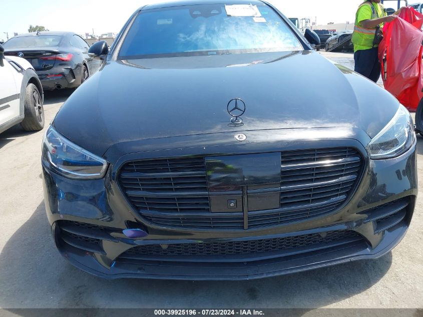 2022 MERCEDES-BENZ S 580 4MATIC - W1K6G7GB2NA136854